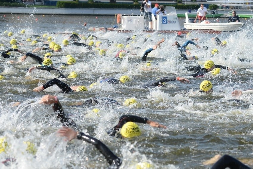 Triathlon Poznań 2014! Zawodnicy na dystansie krótkim