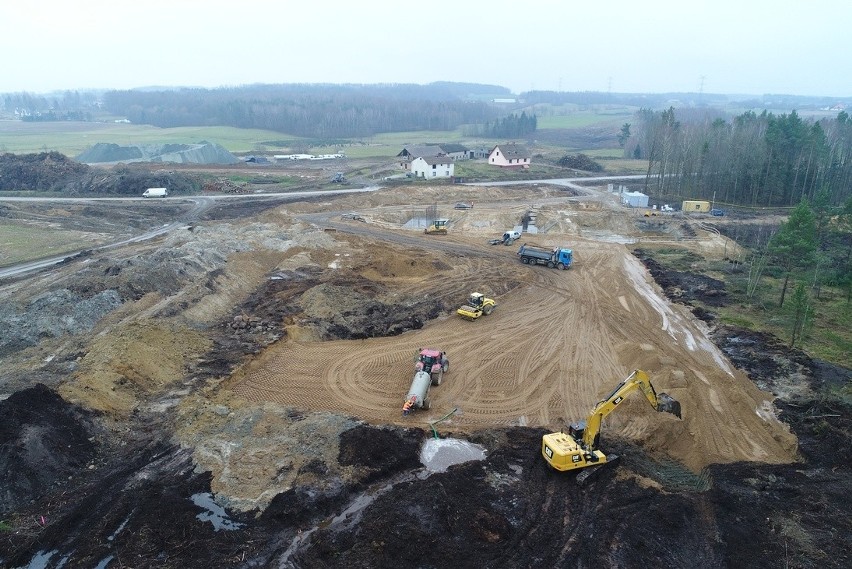 Postęp prac na drodze S6 Słupsk - Gdańsk. Zobacz nowe zdjęcia