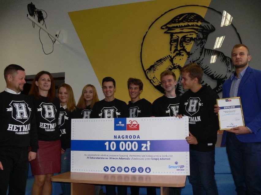 Uczniowie tarnobrzeskiego "Hetmana" wygrali 10 tysięcy złotych na wyposażenie szkolnej pracowni 