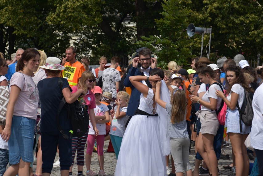 Pielgrzymka Gliwicka wchodziła na Jasną Górę w inny sposób...