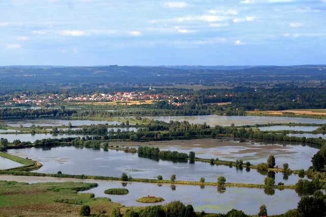 Widok z lotu ptaka na Dolinę Karpia