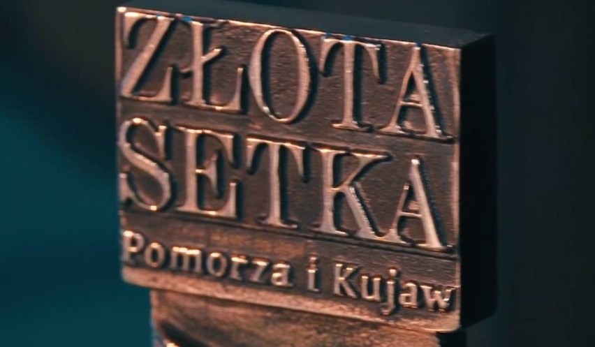 Fragment Statuetki "Złota Setka Pomorza i Kujaw"