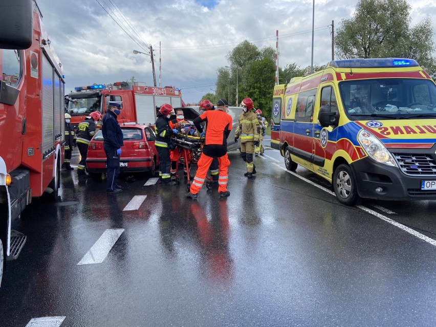 Wypadek na wysokości kąpieliska Bolko w Opolu. Jedna osoba