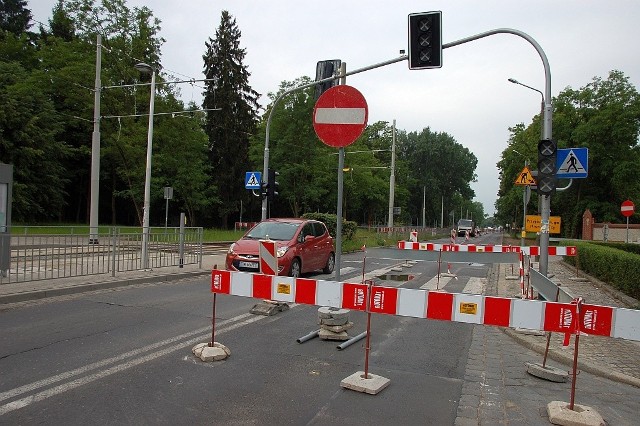 Ul. Grabiszyńska, tu ruch przebiegał dziś nadzwyczaj sprawnie.