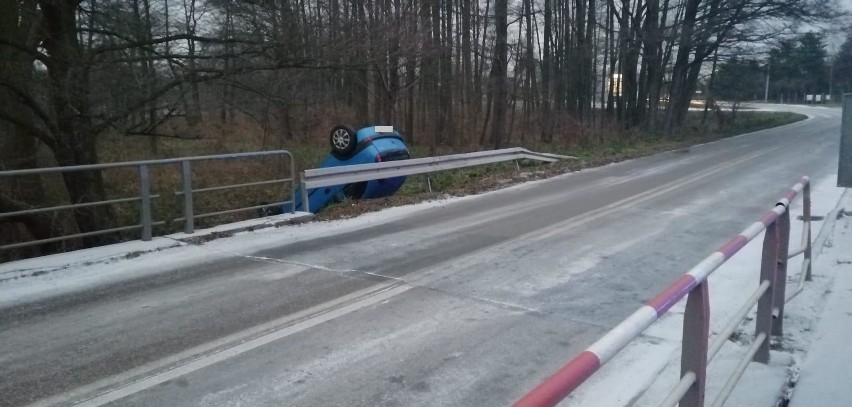 Kujawsko-pomorskie. Trochę śniegu w regionie i dziesiątki kolizji [zdjęcia]