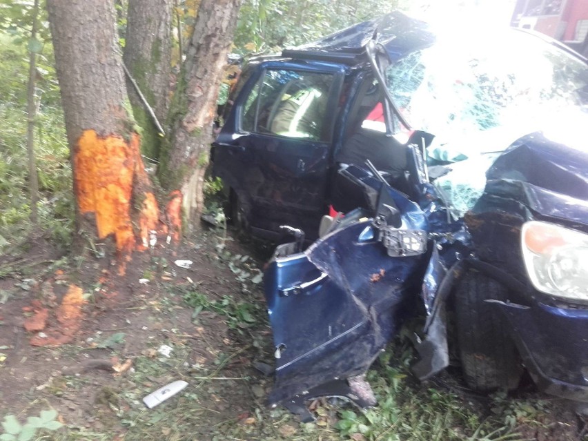 Dwie osoby ranne w wypadku na drodze wojewódzkiej 163 koło...