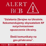 Alert RCB dla Polaków na Ukrainie. Ostrzeżenie przed wojną 