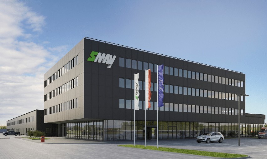 Krakowska firma SMAY rozpoczyna budowę swej nowej siedziby i supernowatorskiej fabryki przyszłości. Koszt? 82,5 mln złotych! [ZDJĘCIA]