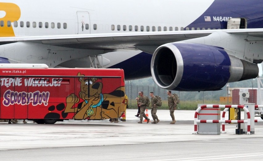 We Wrocławiu wylądowało we wtorek 270 żołnierzy z USA
