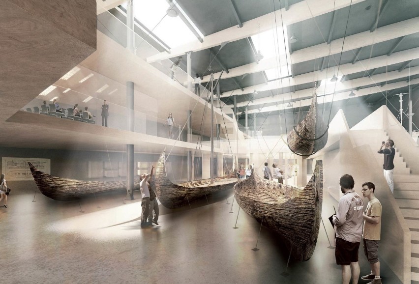 W Łebie powstaje Muzeum Archeologii Podwodnej i Rybołówstwa. Są już fundamenty [Zobacz wizualizacje]
