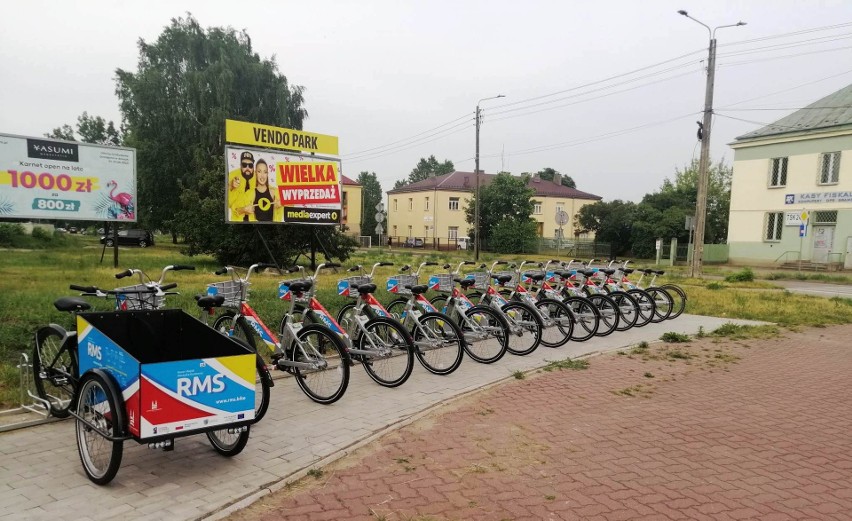 Wypożycz i jedź - rowery miejskie już dostępne w Skarżysku! Gdzie stacje? Zobacz zdjęcia