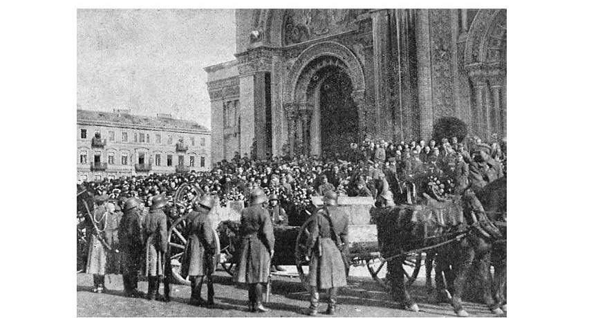 Uroczystości pogrzebowe Leopolda Lisa-Kuli w Warszawie