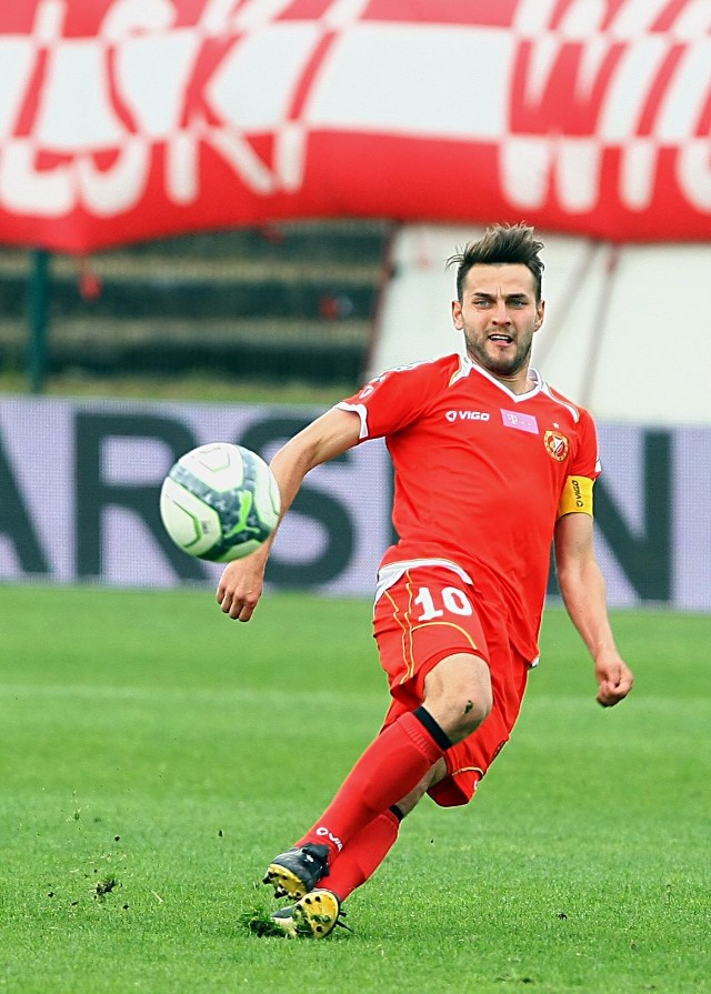 Mateusz Cetnarski był jedynym pozyskanym zimą piłkarzem Widzewa, który zagrał w poniedziałkowym starciu ze Śląskiem