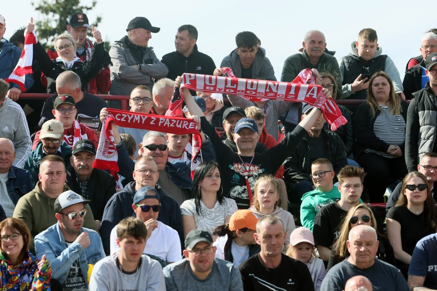 Kibice na meczu Abramczyk Polonia Bydgoszcz - Arged Malesa...