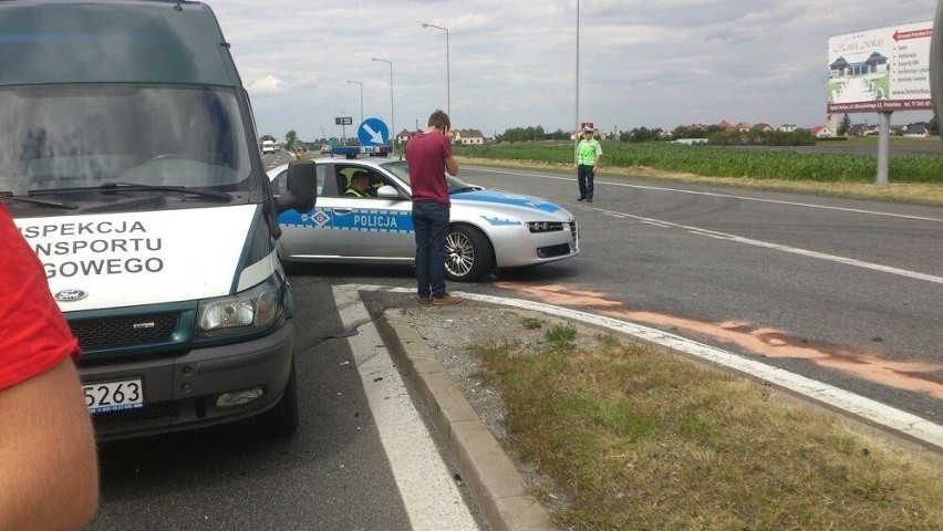 Audi zderzyło się z bmw.