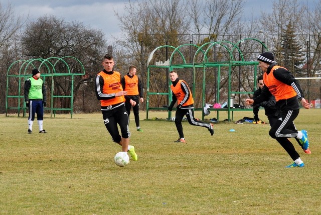 W piątek Radomiak trenował na własnym trawiastym dolnym boisku przy ulicy Struga.