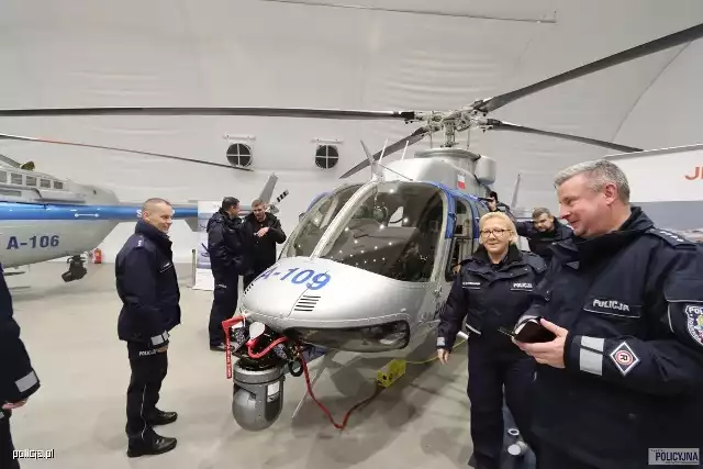 Śmigłowce typu Bell-407GXi, zakupione w ramach unijnego projektu, posłużą zwiększeniu bezpieczeństwa na polskich drogach