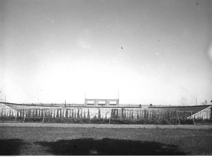 Stadion sportowy na Błoniach w Krakowie, rok 1938