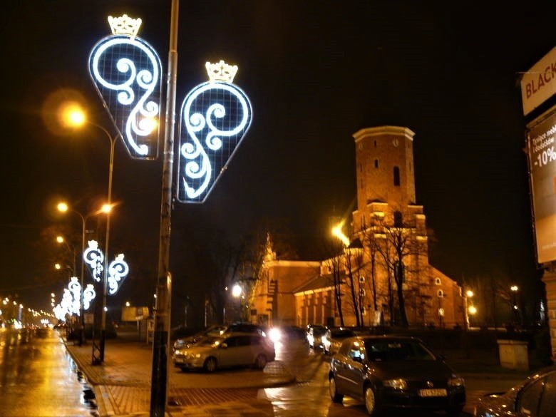 Iluminacja świąteczna w Pabianicach