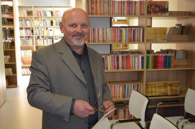 Henryk Lasko jest koordynatorem wdrażania nowego systemu w Przemyskiej Bibliotece Publoicznej