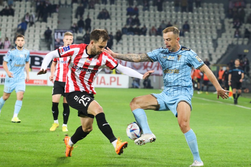 Kamil Grosicki podczas meczu Cracovia - Pogoń.