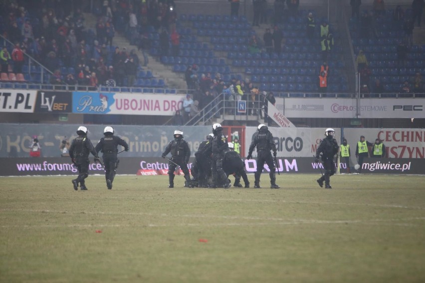 Piast Gliwice - Górnik Zabrze: zadyma na derbach