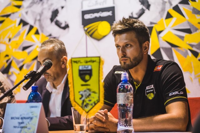 06.06.2019 - gdansk, michal winiarski nowym trenerem trefla gdansk. konferencja prasowa w ergo arena  n/z michal winiarski fot. karol makurat/ polska press / dziennik baltycki