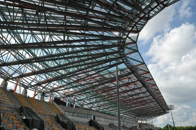 Stadion miejski ciągle w budowie