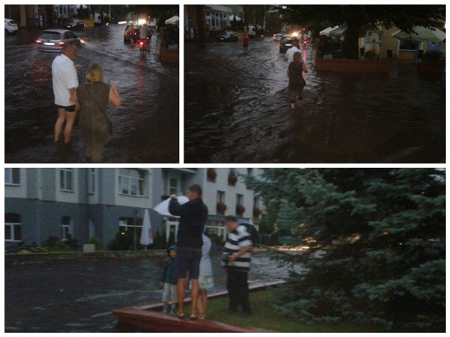 W Wyniku gwałtownej ulewy doszło do pierwszej w historii Świnoujścia powodzi. Cała dzielnica nadmorska oraz centrum są zalane. 
