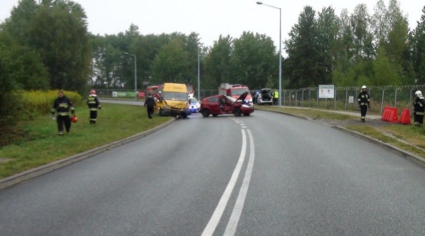 Tarnowskie Góry: Wypadek na drodze do Pyrzowic. Jedna osoba ranna