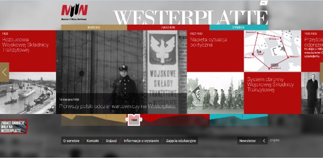 Serwis sprawia wrażenie kompendium wiedzy o Westerplatte, ale w rzeczywistości razi brakami