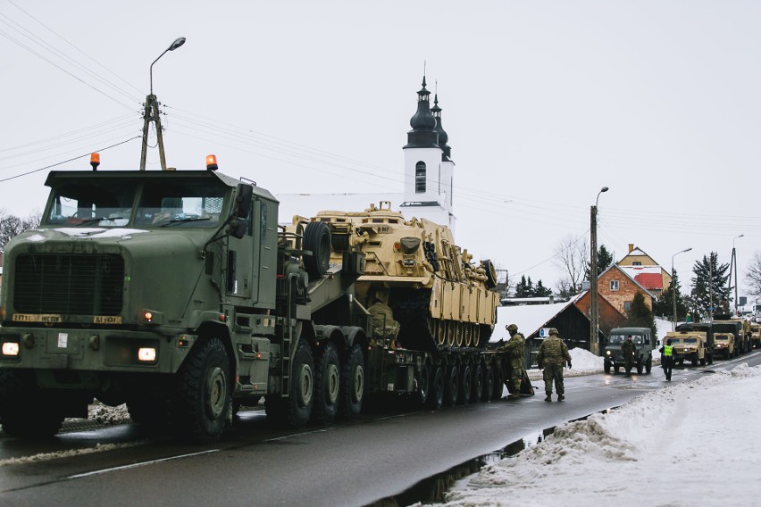 BULL RUN - wojskowe kolumny na drogach regionu (zdjęcia)