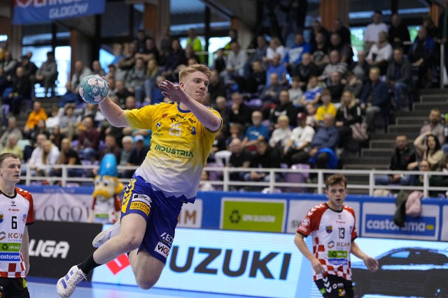 Wynik meczu na 30:22 dla Industrii Kielce ustalił Haukur Thrastarson.