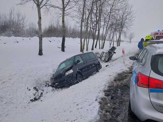 Wypadek w Słomczynie.