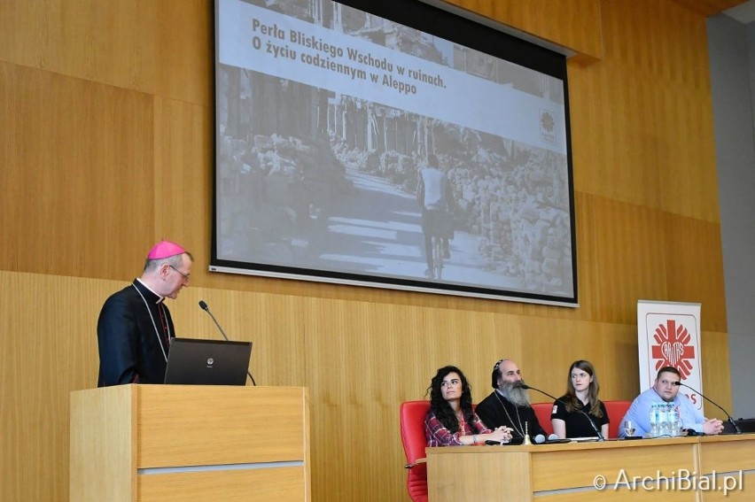 Chrześcijanie z Aleppo w Syrii odwiedzili Białystok. Goście dziękowali za duchowe wsparcie i pomoc materialną (zdjęcia)