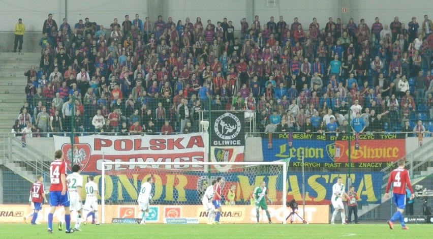 Kibice na meczu Piast Gliwice - Lechia Gdańsk 0:0 (GALERIA)