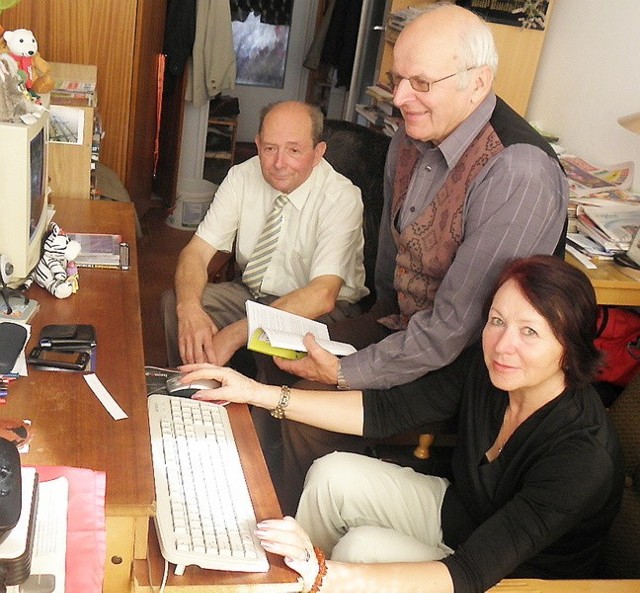 Jolanta Guzowska, Jacek Mroczek i Jan Drzewuski