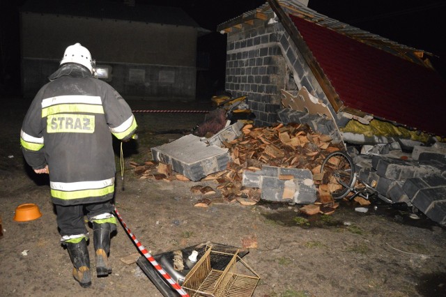 Wybuch gazu  spowodował, że  budynek nie nadaje się do zamieszkania