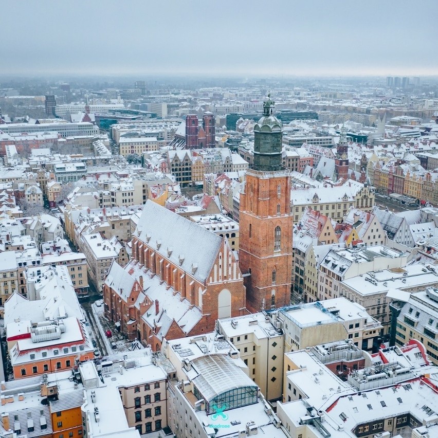 Wrocław - widok z drona.