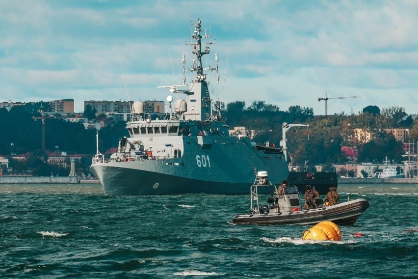 Neutralizacja bomb zalegających na dnie morza w rejonie Portu Północnego w Gdańsku