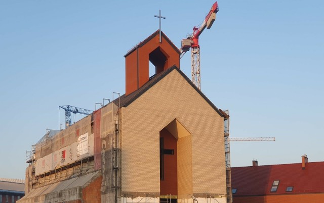 Kościół św. Jana Pawła II w Krakowie na Ruczaju jest w trakcie budowy