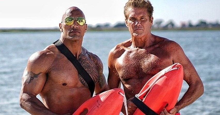 Dwayne Johnson i David Hasselhoff