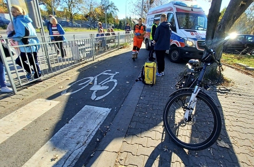 Wypadek na przejściu dla pieszych we Wrocławiu