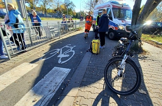 Wypadek na przejściu dla pieszych we Wrocławiu