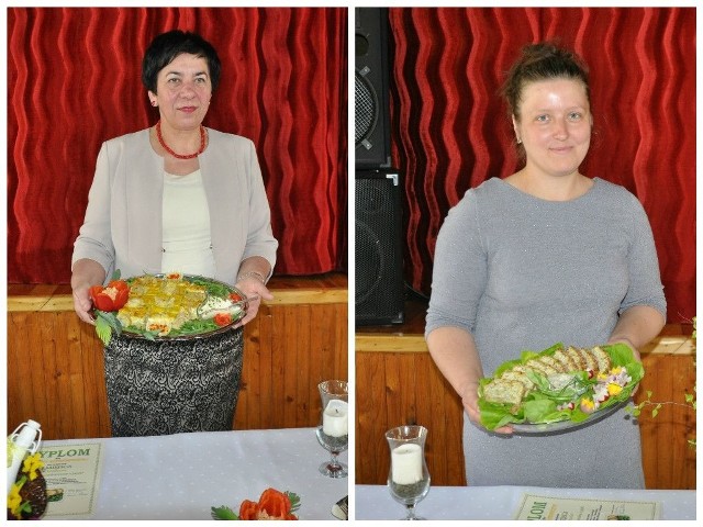 Pierwsze miejsce zajęły ex-aequo: Bożena Szpryniecka i Ewelina Krawczyk.