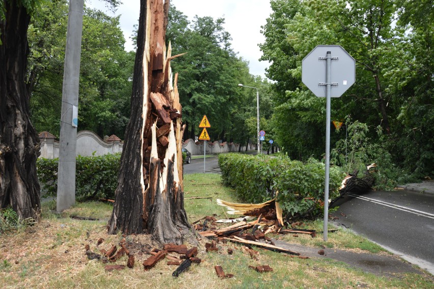 Gwałtowna burza w Tarnowie, ranni i spore zniszczenia [ZDJĘCIA INTERNAUTÓW]