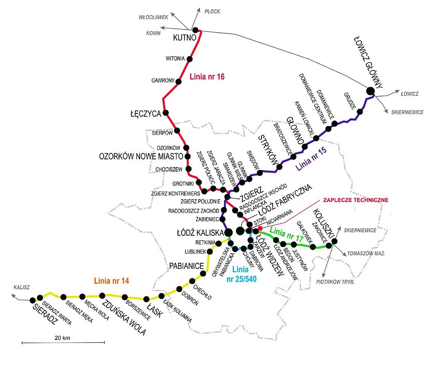 Przystanki kolejowe usytuowane są gęsto, by zapewnić dobrą...