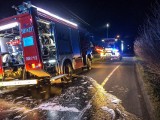 Pożar domu jednorodzinnego i trzech samochodów w Księstwie pod Aleksandrowem Łódzkim. Policja zatrzymała 33-latka