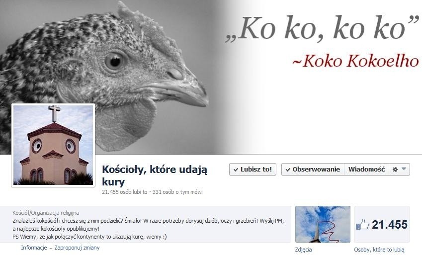 Kościoły, które udają kury...