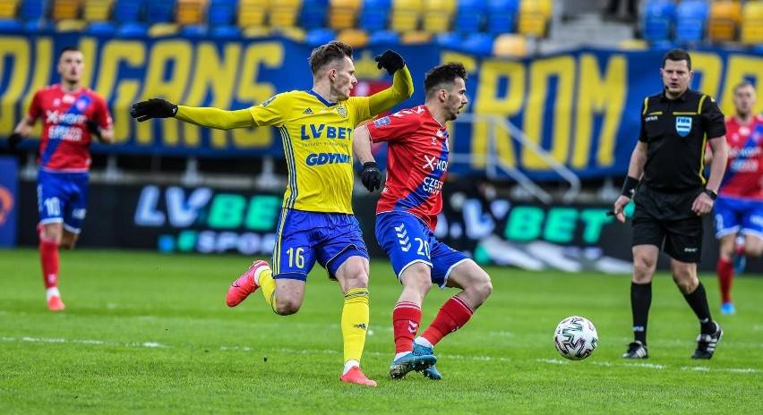 Arka Gdynia - Raków Częstochowa 3:2